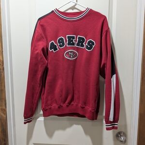 NFL 49ers Red and Black Sweatshirt
